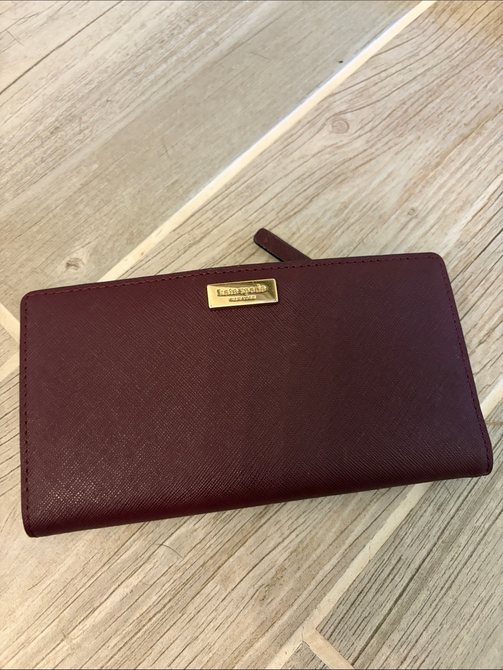 kate spade plum Wallet